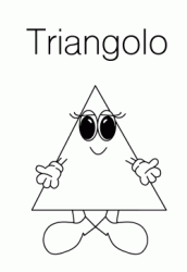 Il triangolo figura geometrica per bambini