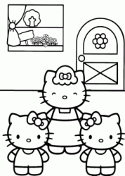 Hello Kitty a casa della nonna