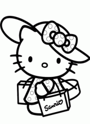 Hello Kitty con il cappello