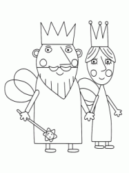 Il Re e la Regina Cardo assieme mano per la mano