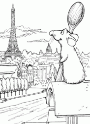 Remi ammira la Tour Eiffel