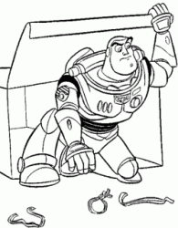 Buzz Lightyear esce dalla scatola