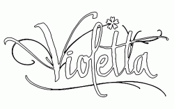 La firma di Violetta