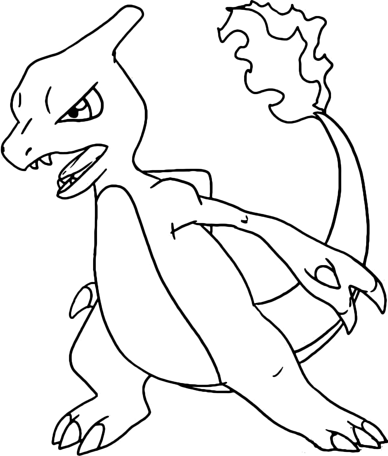 CharmeLeon Coloring Pages Printable